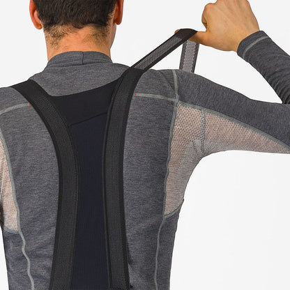 Lange Trägerhose CASTELLI ESPRESSO Schwarz