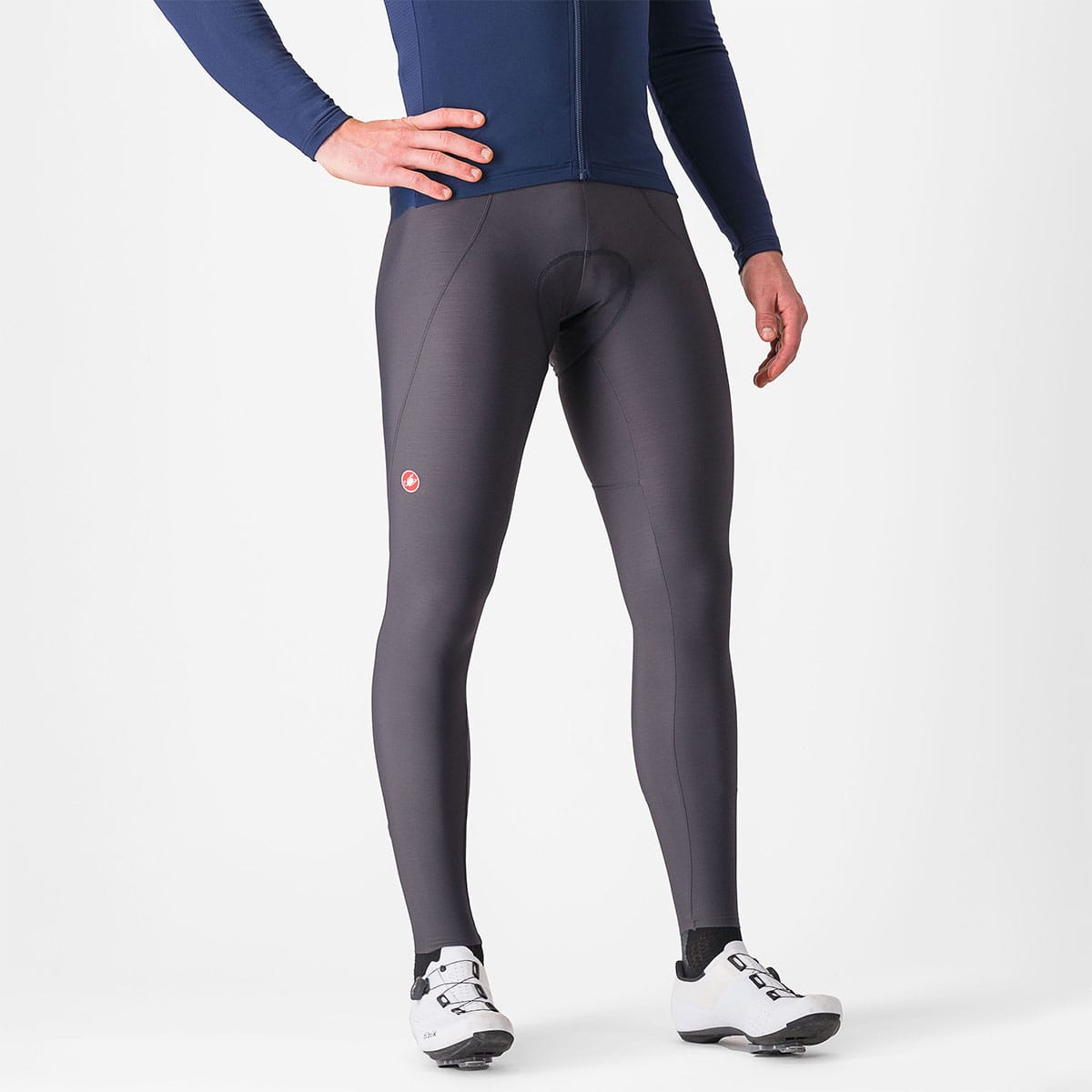 CASTELLI ESPRESSO Lange Trägerhose Grau