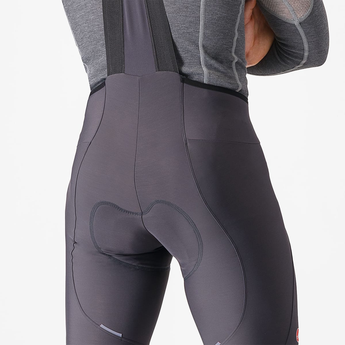 CASTELLI ESPRESSO Lange Trägerhose Grau