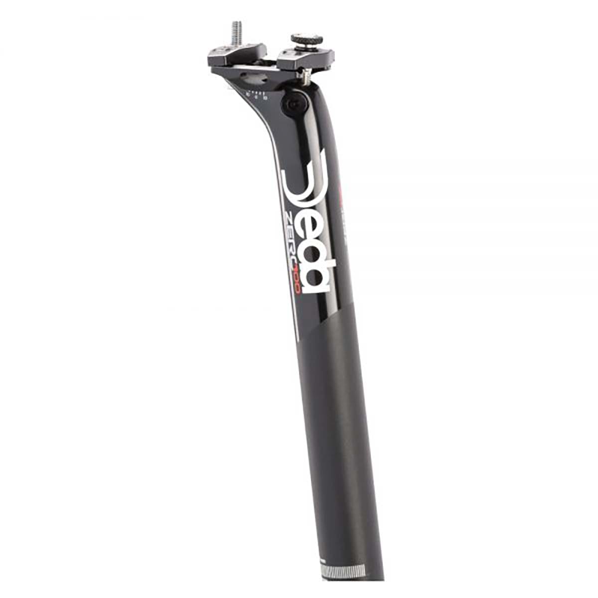 Tige de Selle DEDA ZERO 100 Recul 12 mm Noir/Blanc