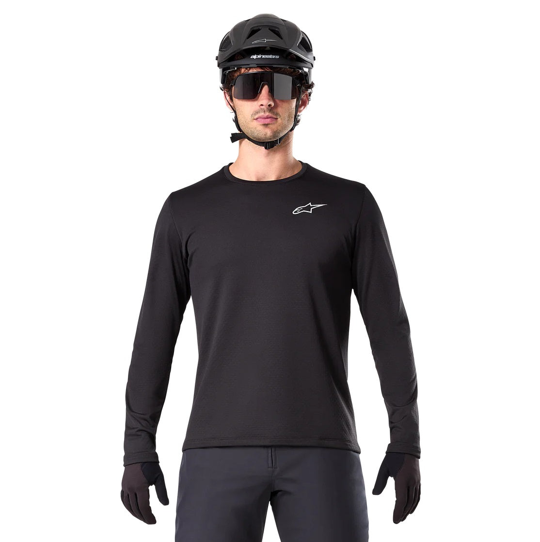 Trikot ALPINESATRS A-DURA THERMAL Schwarz