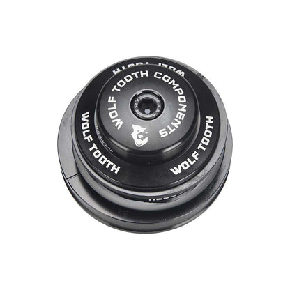 Halbintegrierter Semi-Externer Steuersatz WOLF TOOTH PREMIUM Angleset 1° Kurz ZS44/EC49 Schwarz