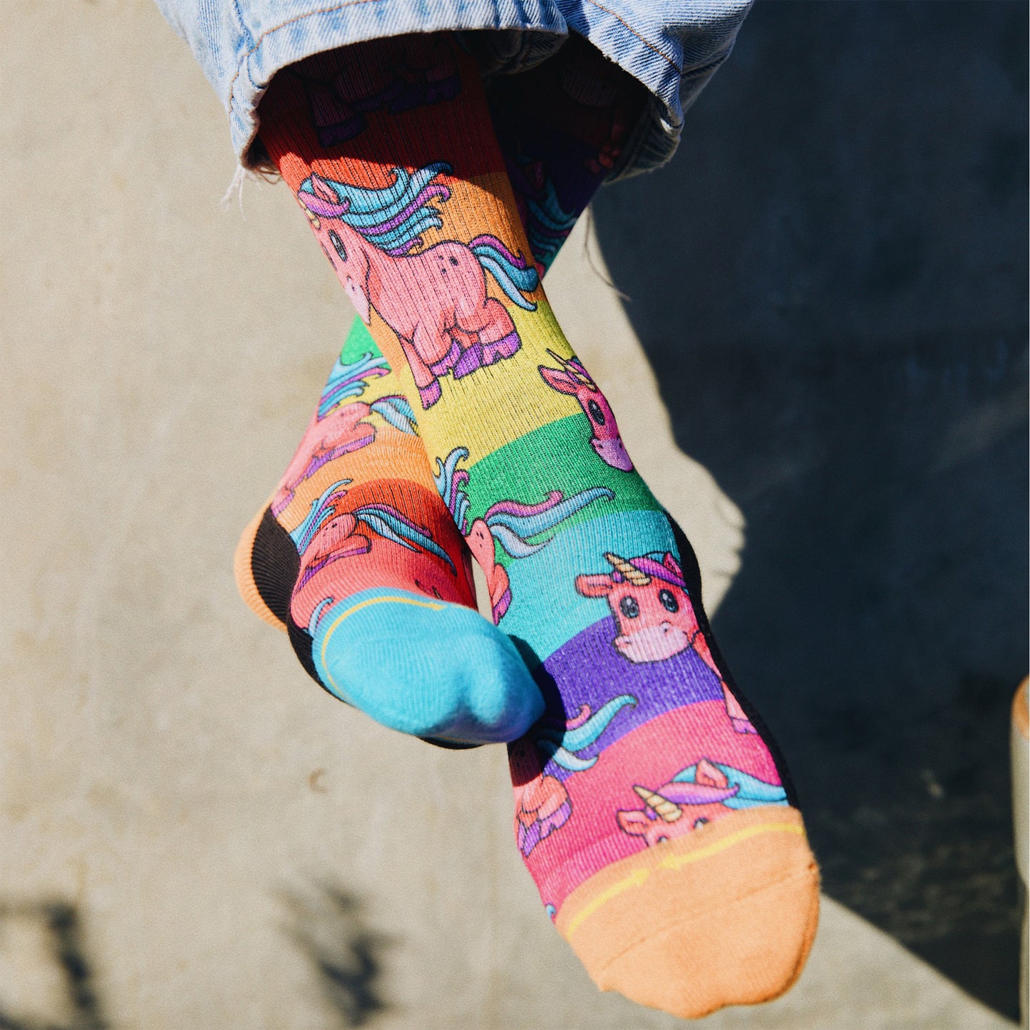MERGE4 PRIDE UNICORN Socken