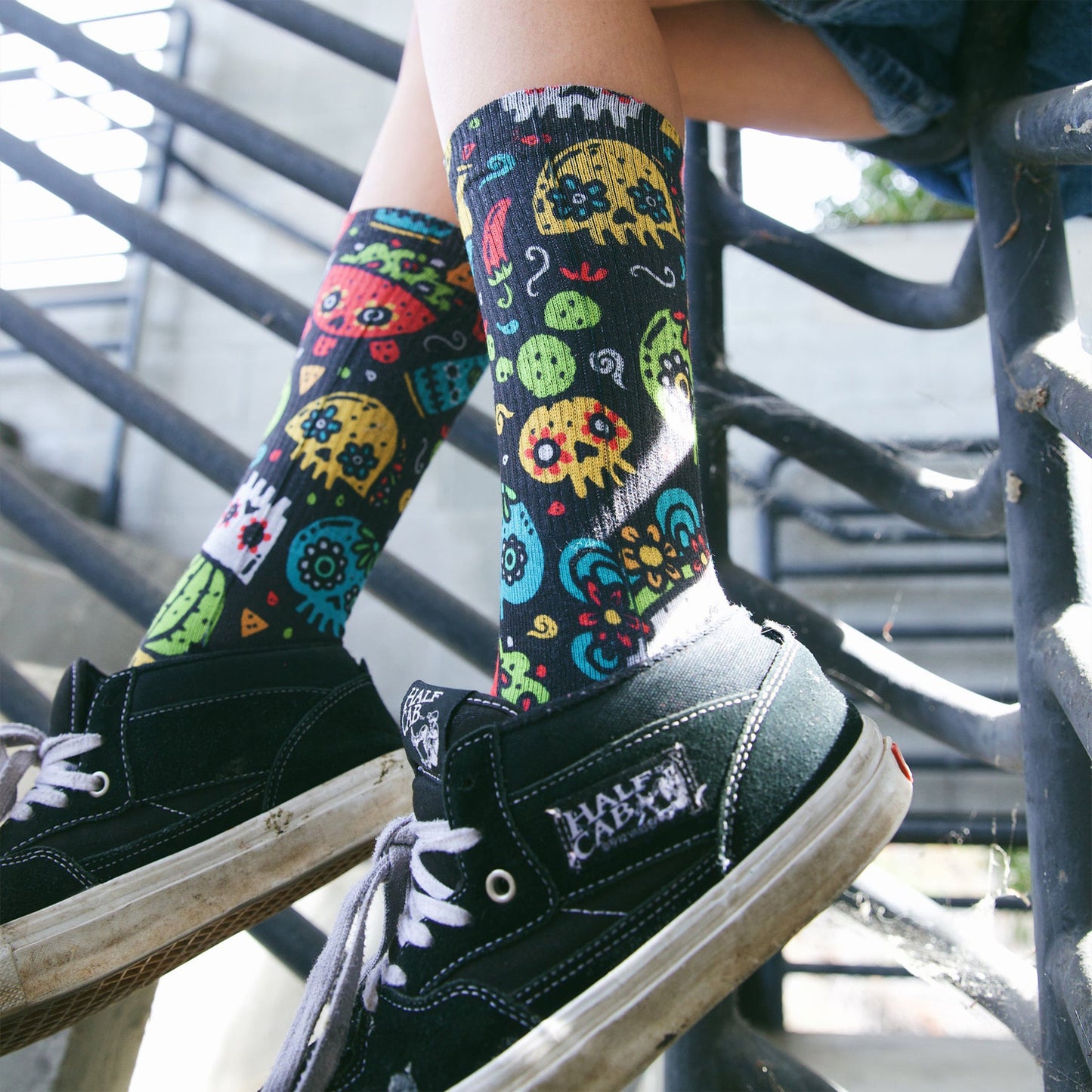 Socken MERGE4 WALMAZAN SUGAR SKULL MINI
