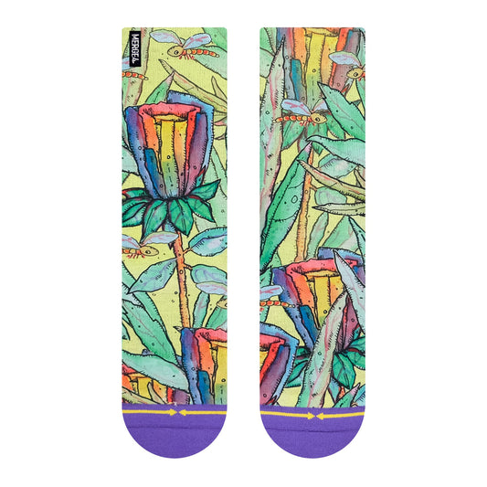 MERGE4 BAD OTIS LINK RAINBOW FLOWER Socken