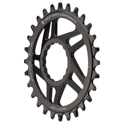 WOLF TOOTH 9/10/11/12-fach Raceface CINCH Direct Mount Einzelkettenblatt Offset 6mm Schwarz