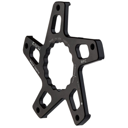 Kettenblatt-Stern WOLF TOOTH CAMO M8 Raceface Cinch Direct Mount Offset -8mm Schwarz