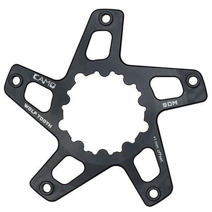 Kettenblattschraube WOLF TOOTH CAMO M5 Sram Direct Mount Offset -5mm Schwarz