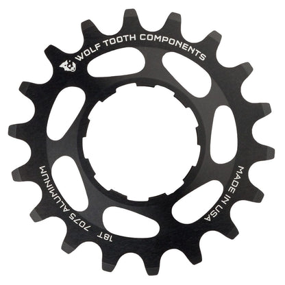 Einzelritzel WOLF TOOTH Alu Schwarz