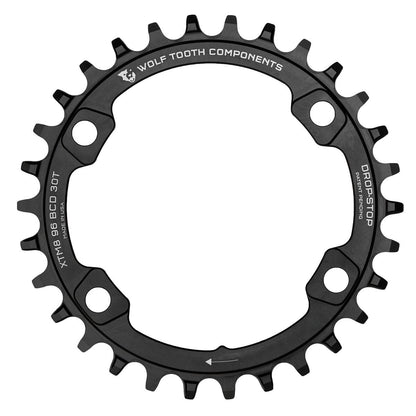 Kettenblatt WOLF TOOTH 96 BCD 11-fach Shimano XT M8000/SLX M7000 4 Loch 96mm Schwarz