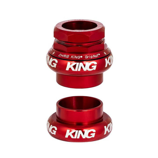 Externer Steuersatz CHRIS KING GRIPNUT 1" EC30/EC30 Rot