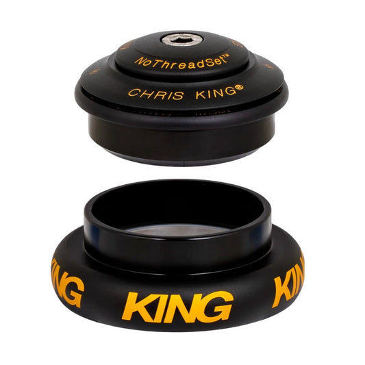 CHRIS KING INSET i8 1"1/8-1"1/4 ZS44/EC44 Schwarz/Gold Steuersatz