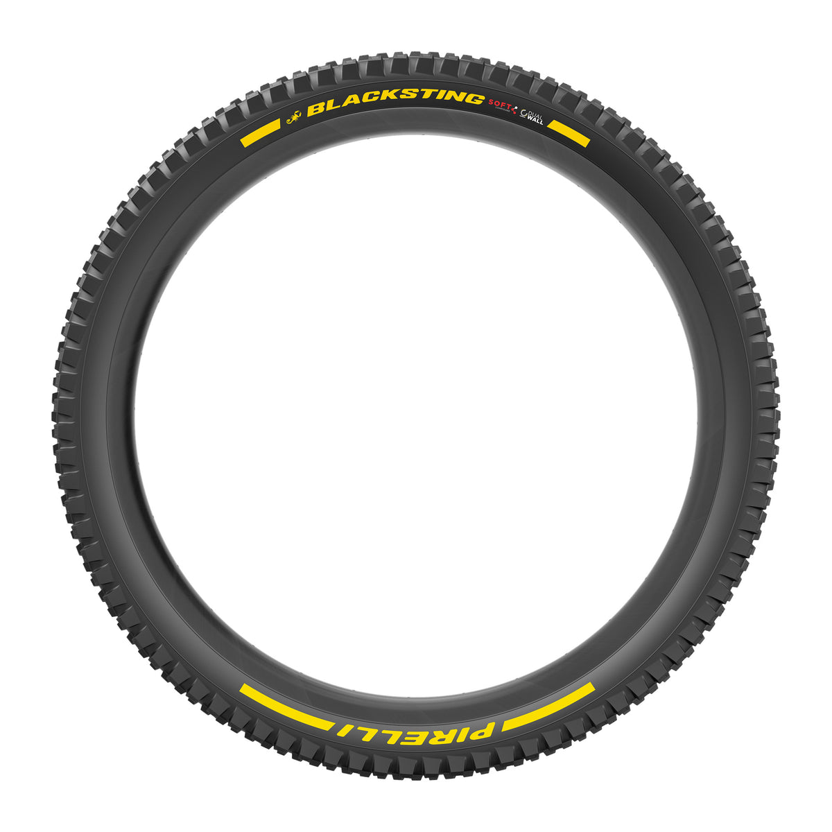 PIRELLI SCORPION BLACK STING Soft DualWall Faltreifen 29x2.40 Tubeless Ready Schwarz/Gelb Team Edition