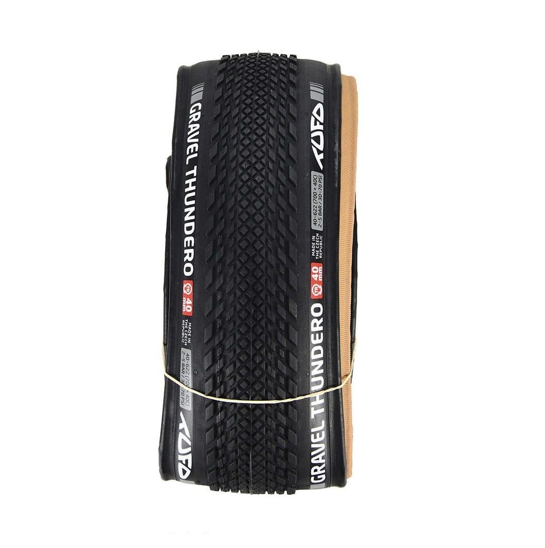 Reifen TUFO GRAVEL THUNDERO 700x40c Tubeless Ready Schwarz