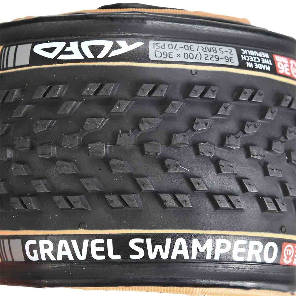 Pneu TUFO GRAVEL SWAMPERO 700x36c Tubeless Ready Beige