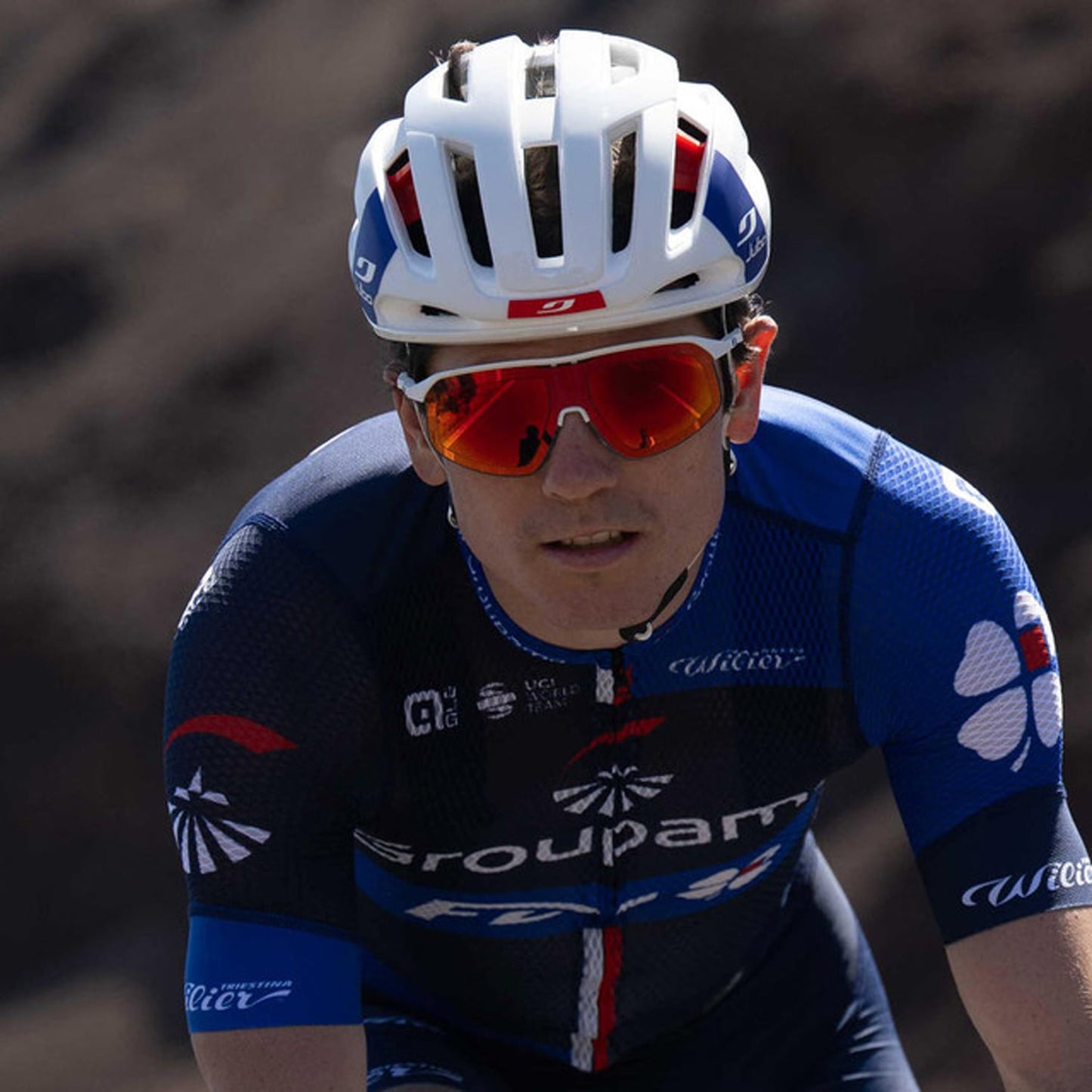 Helm Strasse JULBO FINISHER EVO FDJ Weiss