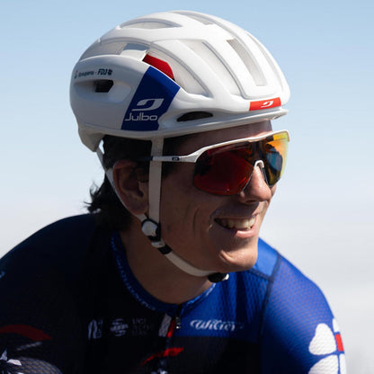 Rennradhelm JULBO FINISHER EVO FDJ Weiß
