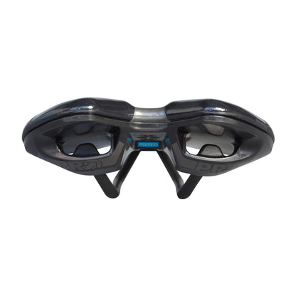 Sattel PRO FALCON GEL 142mm Edelstahlschienen Schwarz