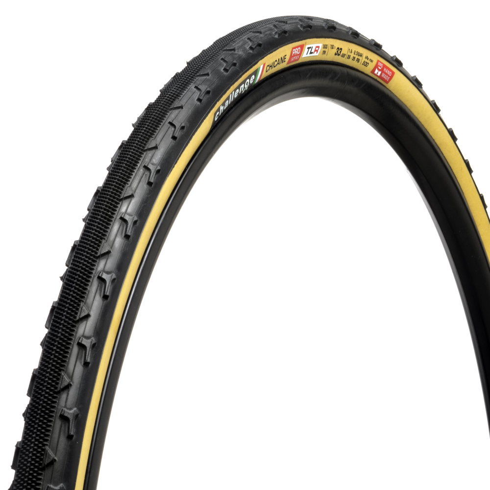 Reifen CHALLENGE OPEN CHICANE 700x33c Tubeless Ready Beige