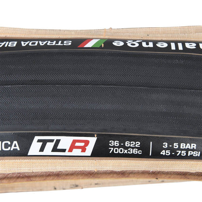Reifen CHALLENGE STRADA BIANCA NILON SUPERLIGHT 700x36 Tubeless Ready Beige