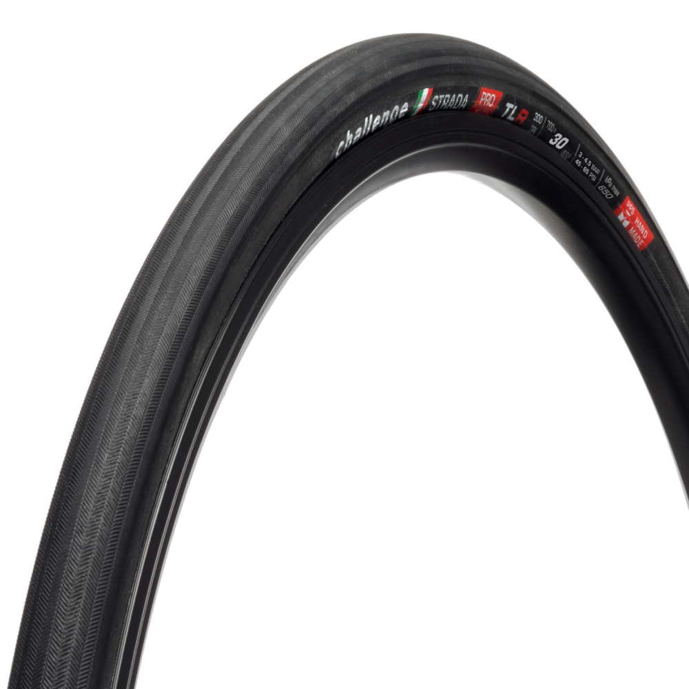 Reifen CHALLENGE STRADA 700x30c Tubeless Ready Schwarz