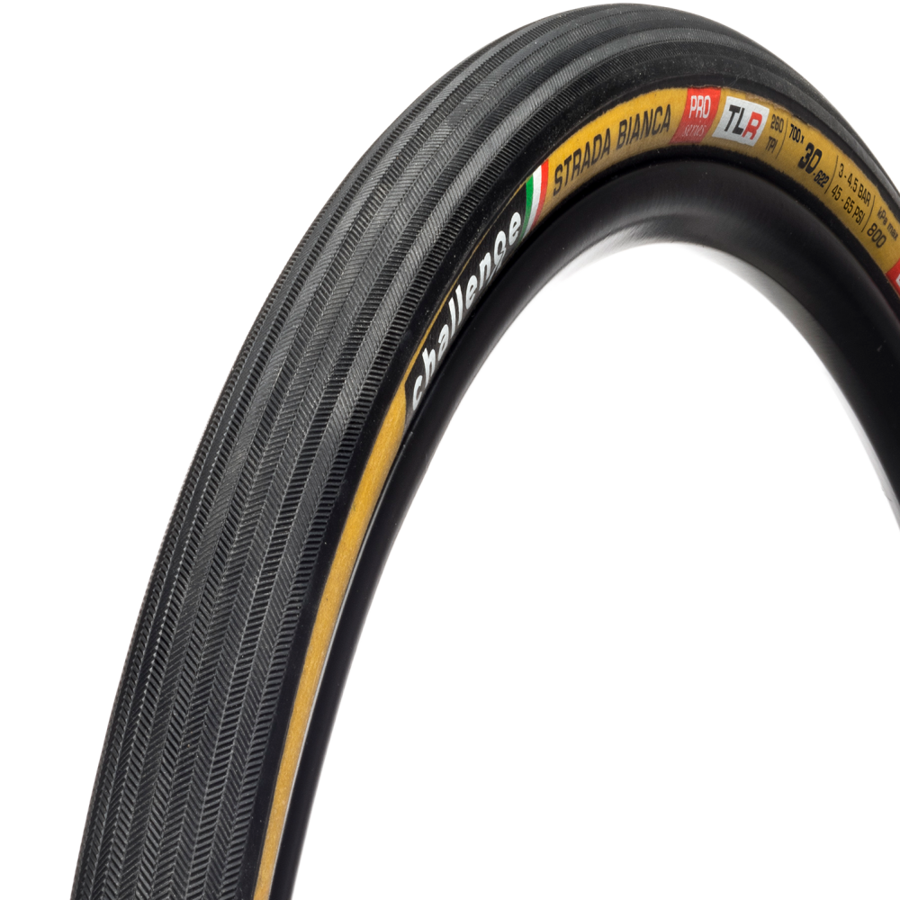 Reifen CHALLENGE STRADA BIANCA 700x30c Tubeless Ready Beige