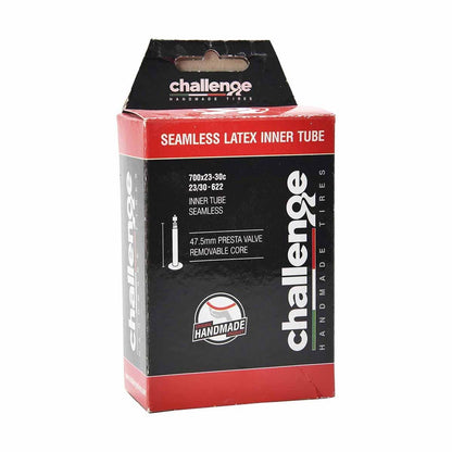 Schlauch CHALLENGE LATEX ROAD 700x23/30c Presta 47mm
