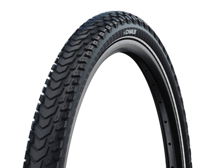 Reifen SCHWALBE MARATHON MONDIAL 700x47 ADDIX V-Guard Reflex TubeType Faltbar Schwarz