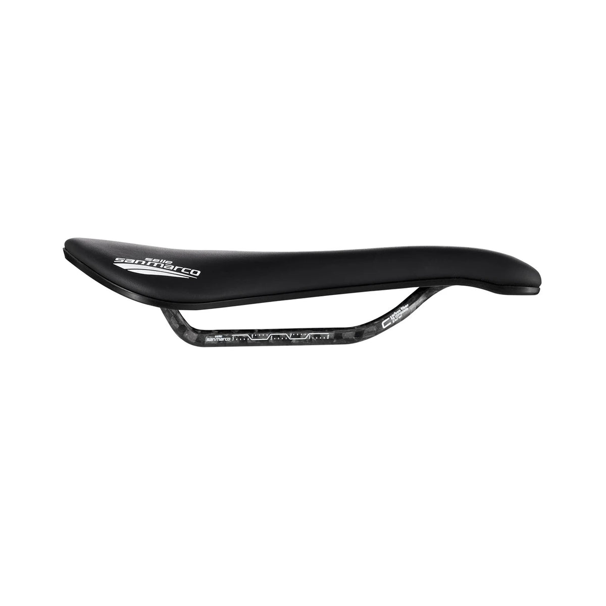 SAN MARCO Aspide Short Carbon FX Pro Series S3 Sattel – Seitenansicht