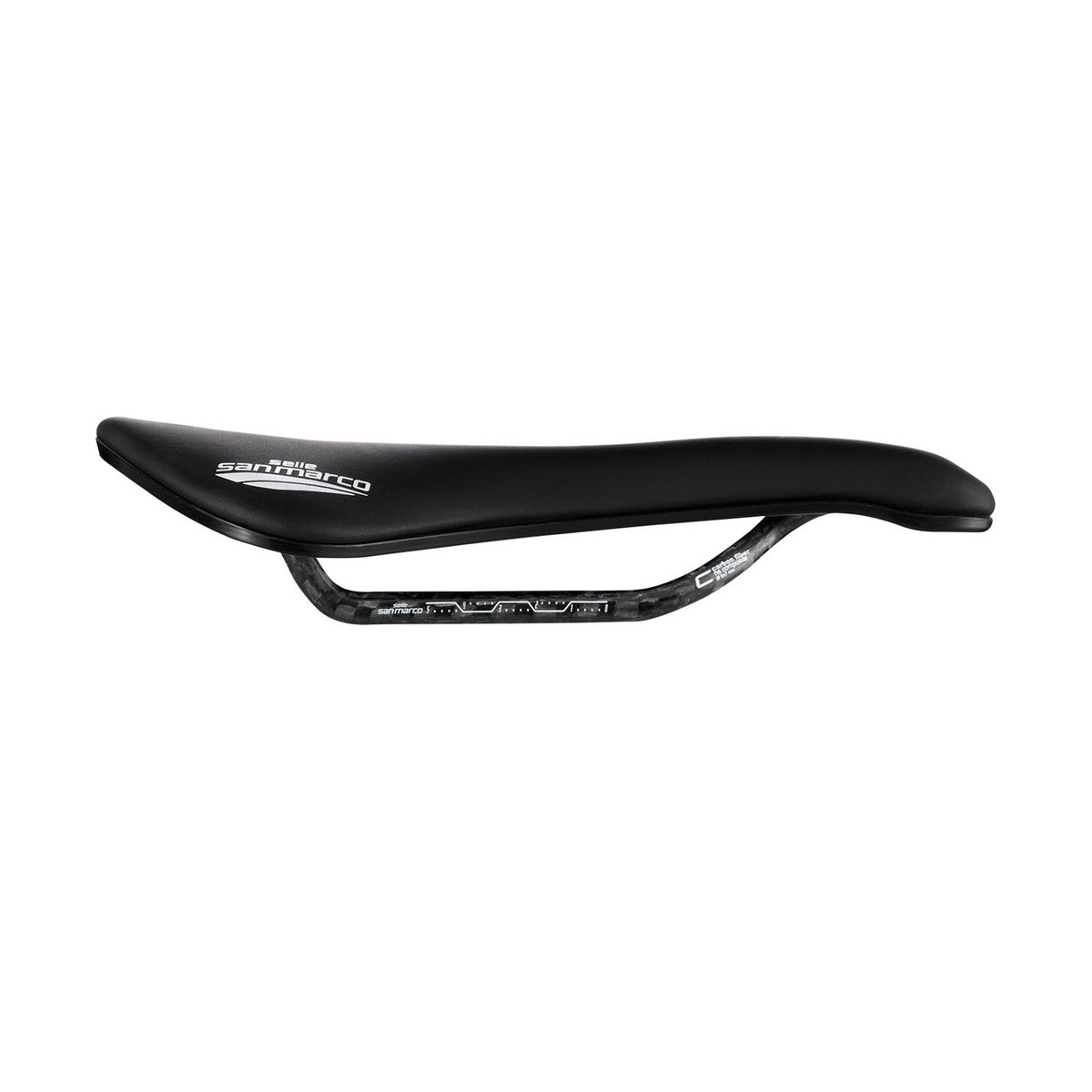 SAN MARCO Aspide Short Carbon FX Pro Series L3 Sattel – Seitenansicht