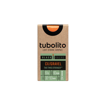 Schlauch TUBOLITO CX/GRAVEL 700x30/47 Presta 60mm Schwarz
