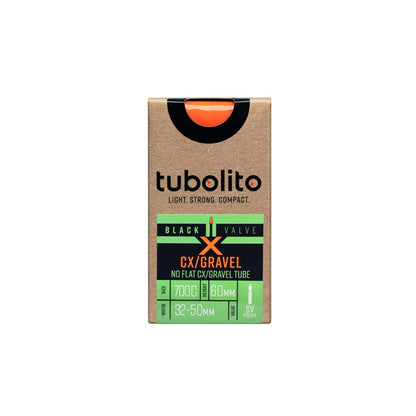 Schlauch TUBOLITO X-TUBO CX/Gravel 700x30/47 Presta 60mm Schwarz