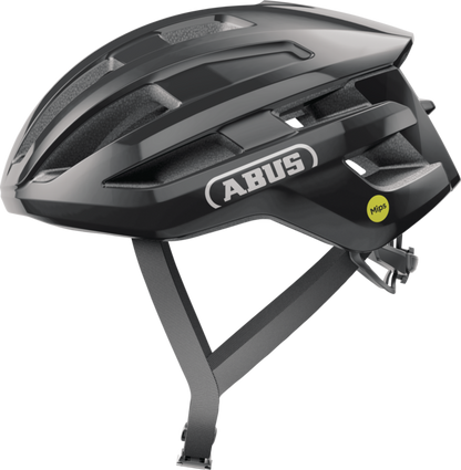 Rennradhelm ABUS POWERDOME MIPS Hochglanz-Schwarz