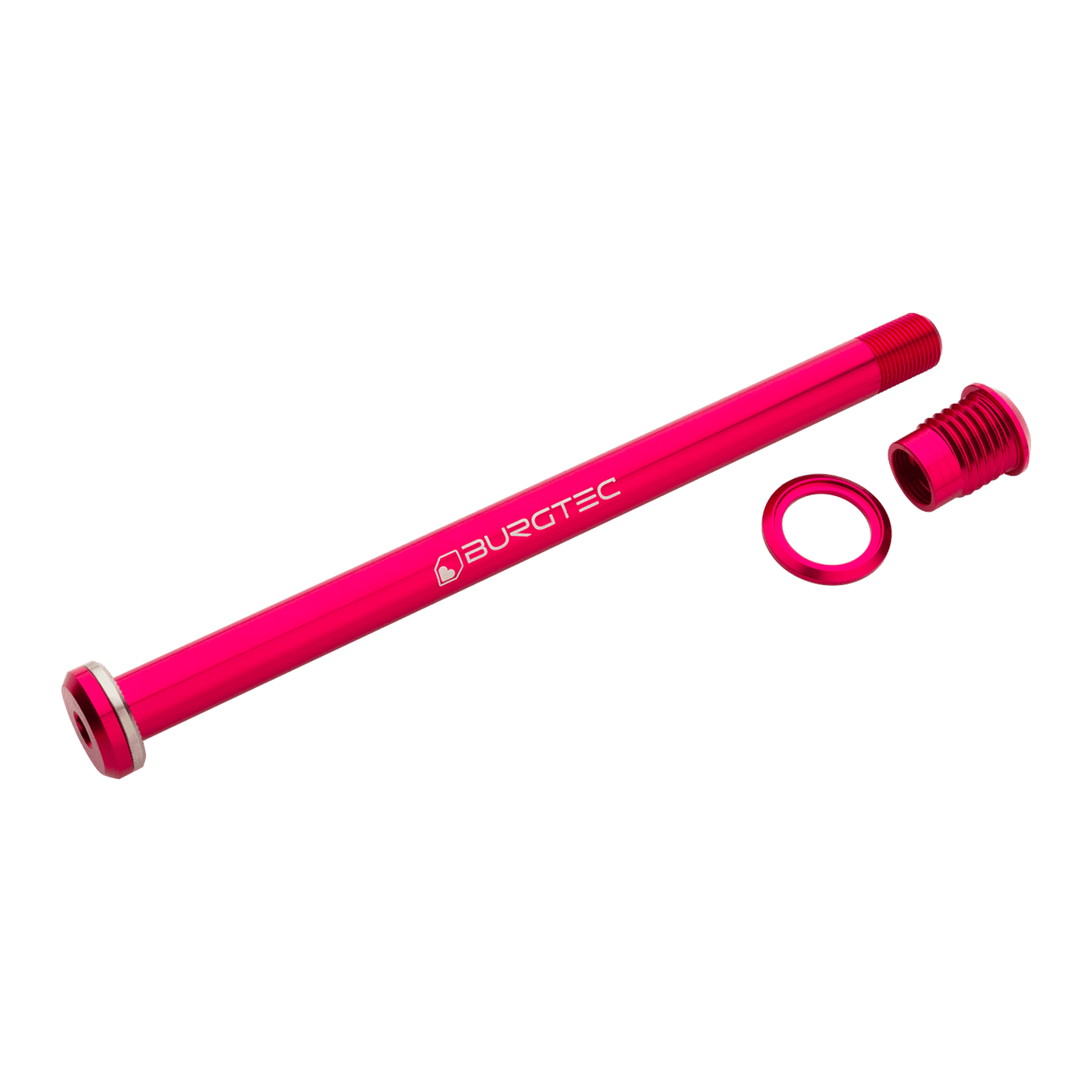 BURGTEC 173.7mm Hinterradachse für Santa Cruz Rahmen Pink