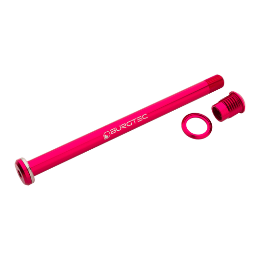 BURGTEC 173.7mm Hinterradachse für Santa Cruz Rahmen Pink