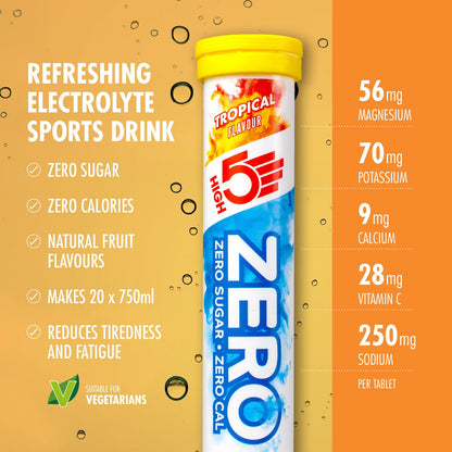 Elektrolyt-Hydratationstabletten HIGH5 ZERO (x20) Tropical