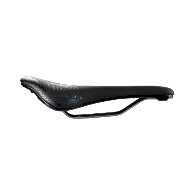 SAN MARCO SHORTFIT 2.0 SHIELD SUPERCOMFORT OPEN-FIT RACING L3 Sattel, 155 mm breit, Xsilite-Stahlgestell, Schwarz