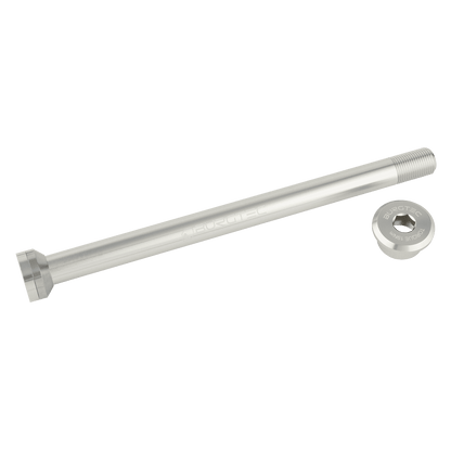 BURGTEC Hinterradachse 171mm für Transition Rahmen Silber
