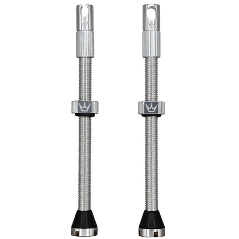 PEATY'S x Chris King MK2 Presta 80 mm (x2) Tubeless Ventile Silber