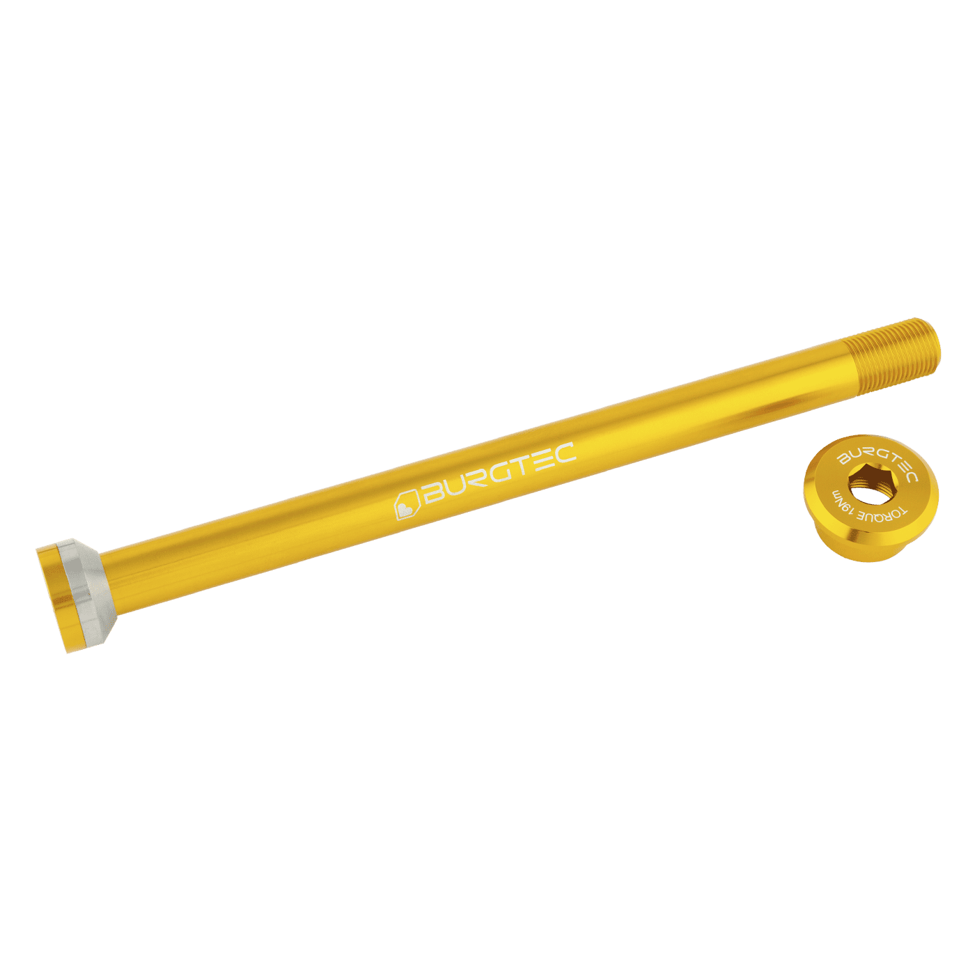 BURGTEC 171mm Hinterradachse für Transition Gold-Rahmen