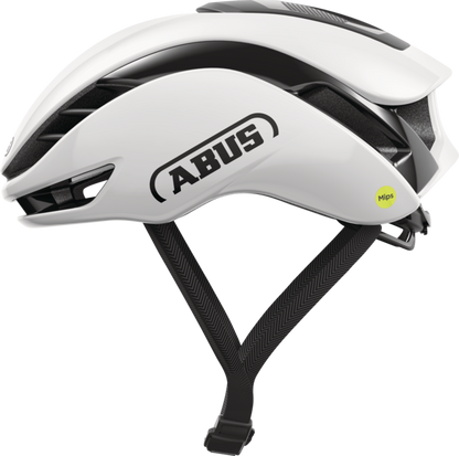 Rennradhelm ABUS GAMECHANGER 2.0 MIPS Shiny Weiß