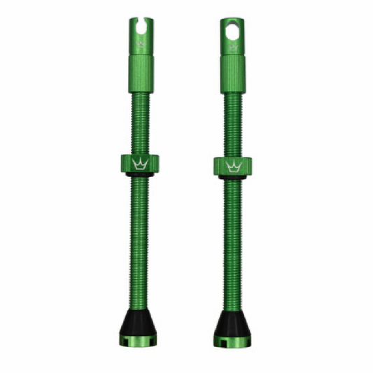 PEATY'S x Chris King MK2 Presta 80 mm (x2) Tubeless Ventile Grün
