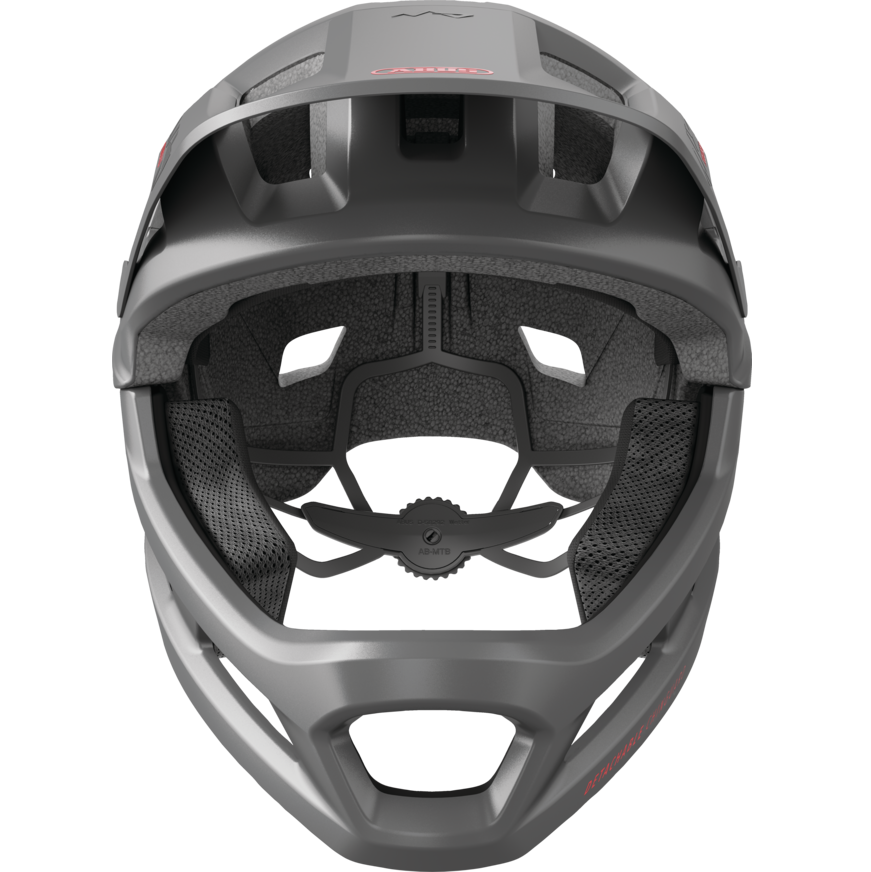 ABUS YOUDROP FF Junior Mountainbike-Helm, grau