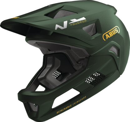MTB-Helm ABUS YOUDROP FF Junior Moss Grün