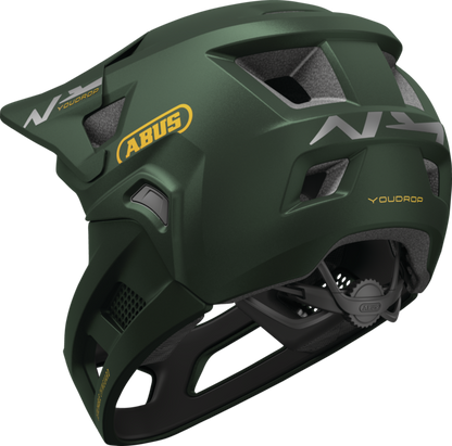 MTB-Helm ABUS YOUDROP FF Junior Moss Grün