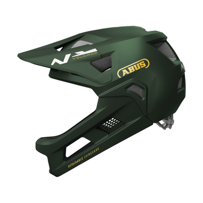 MTB-Helm ABUS YOUDROP FF Junior Moss Grün