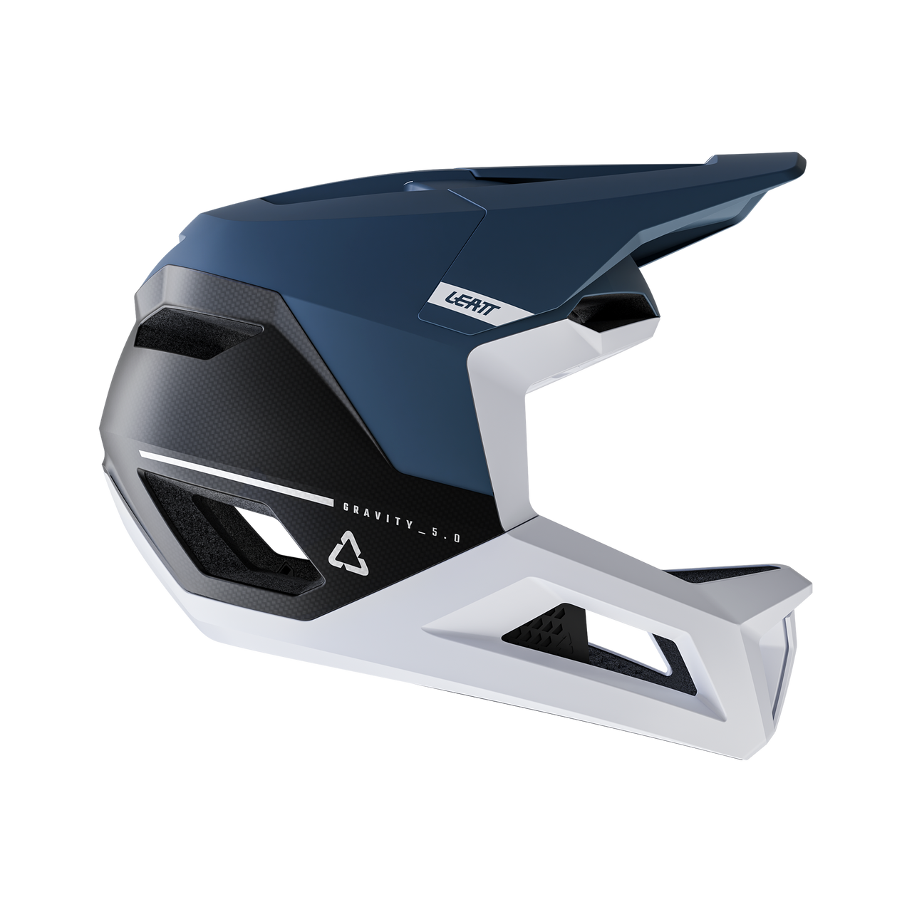 MTB-Helm LEATT GRAVITY 5.0 Blau/Weiß