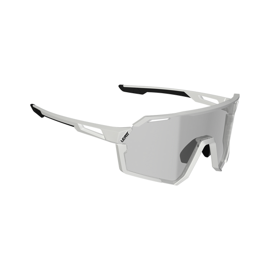 Brille LEATT RIDEVIZ PRO SMALL Weiß Glas Iriz Silber
