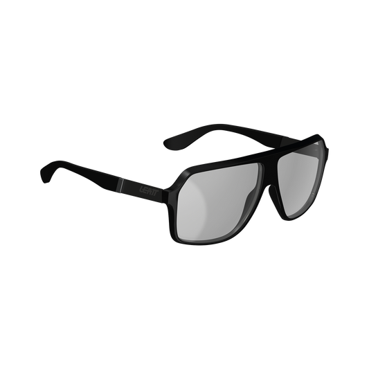 Brille LEATT THEVIZ ANDES Schwarz Polarisiertes Glas Silber