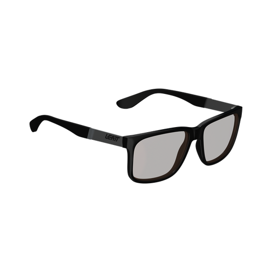Brille LEATT THEVIZ SIERRA Schwarz/Silber Glas Polarisiert Braun/Silber